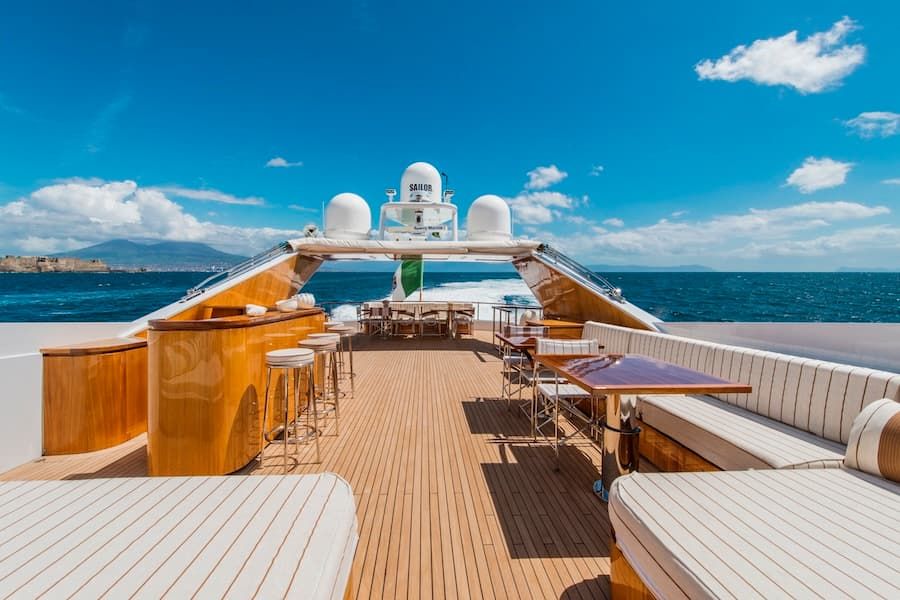 sundeck superyacht, Italy superyacht charter, sun deck