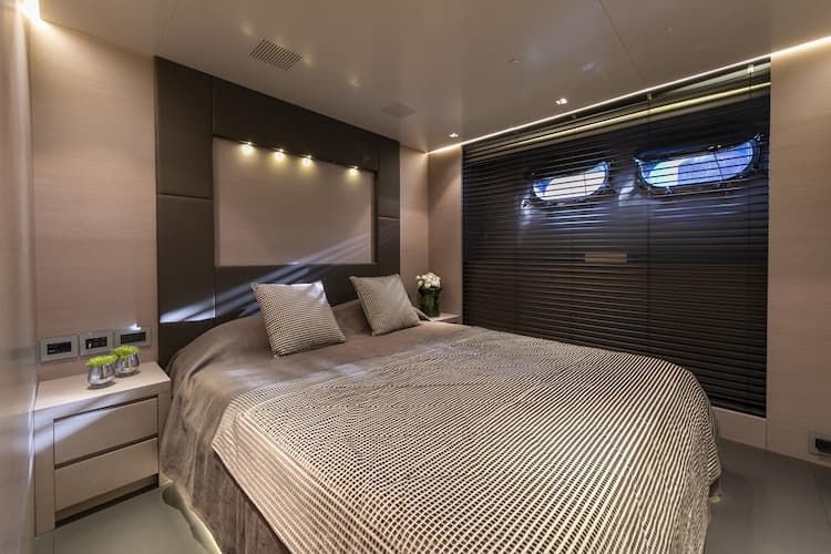 queen cabin, superyacht accommodation, luxury yacht services