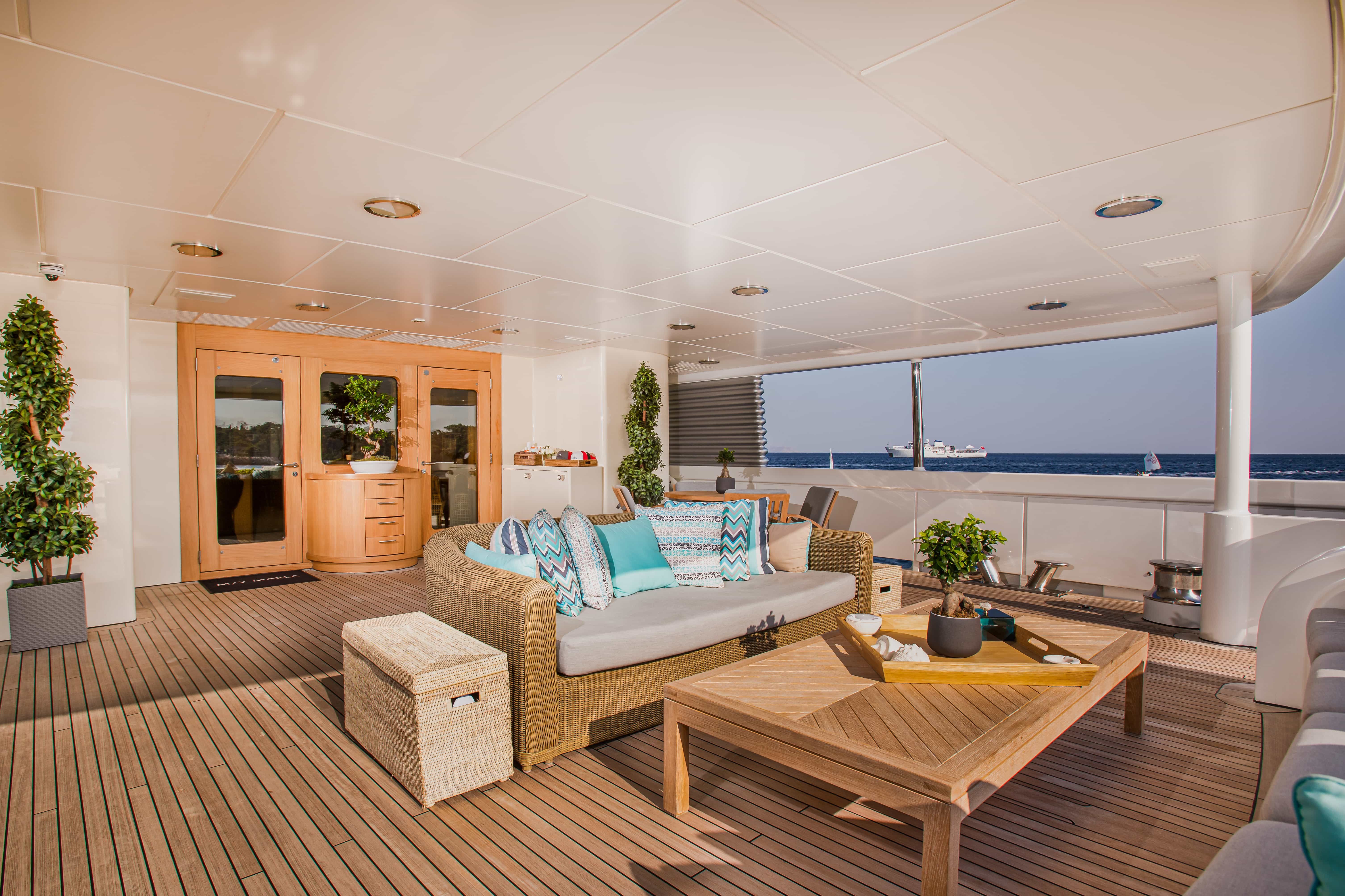 sun deck, superyacht sundeck, superyachts Greece