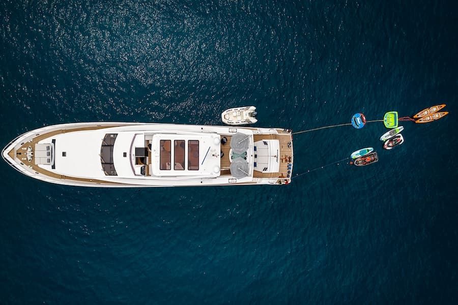 yacht toys, superyacht charter Ionio, luxury yacht toys