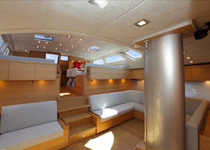 Luxury Sailing Yacht Interior, Greece luxury sailing