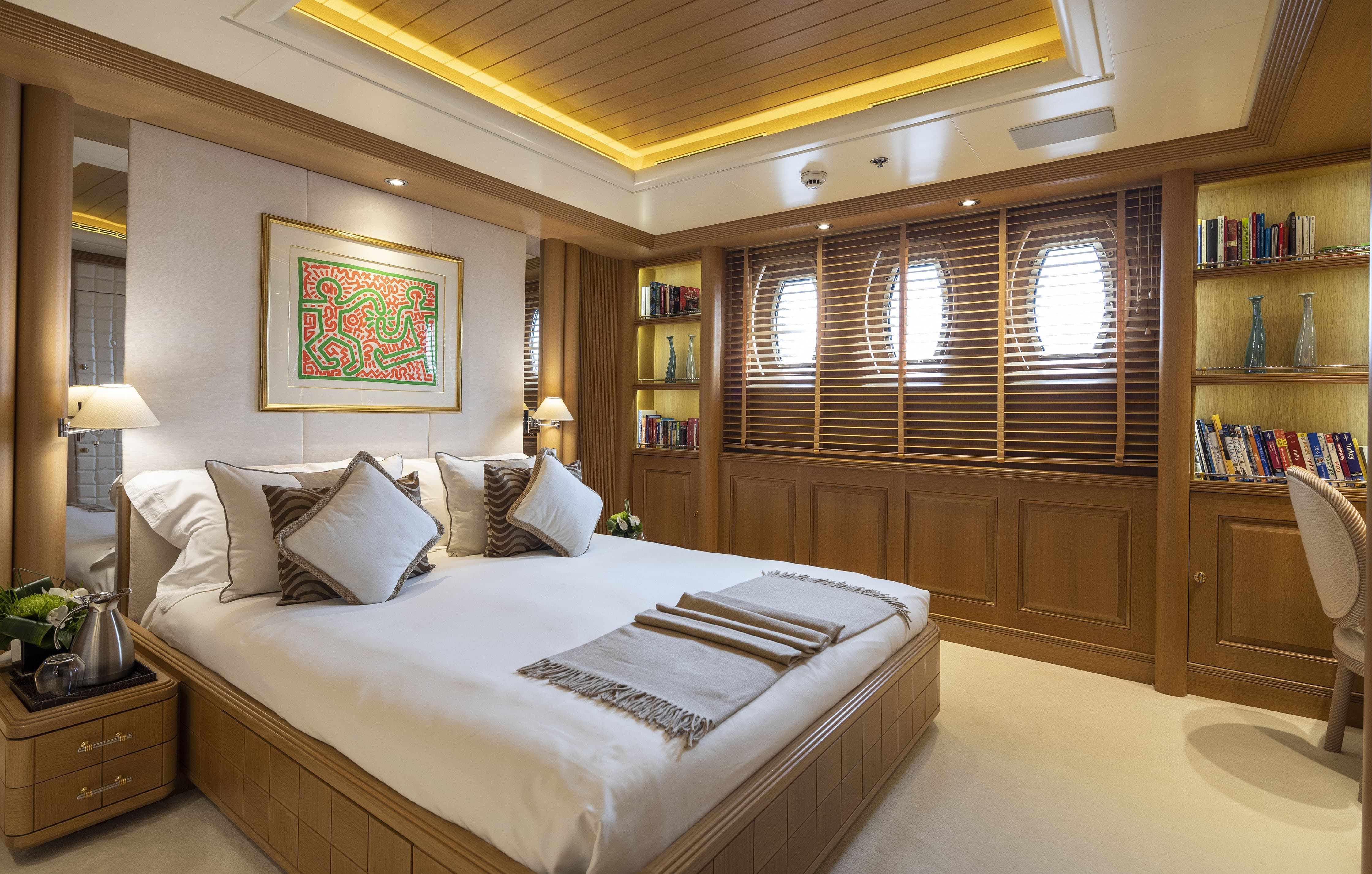 Luxury Double Cabin, Super Yacht Charter Greece