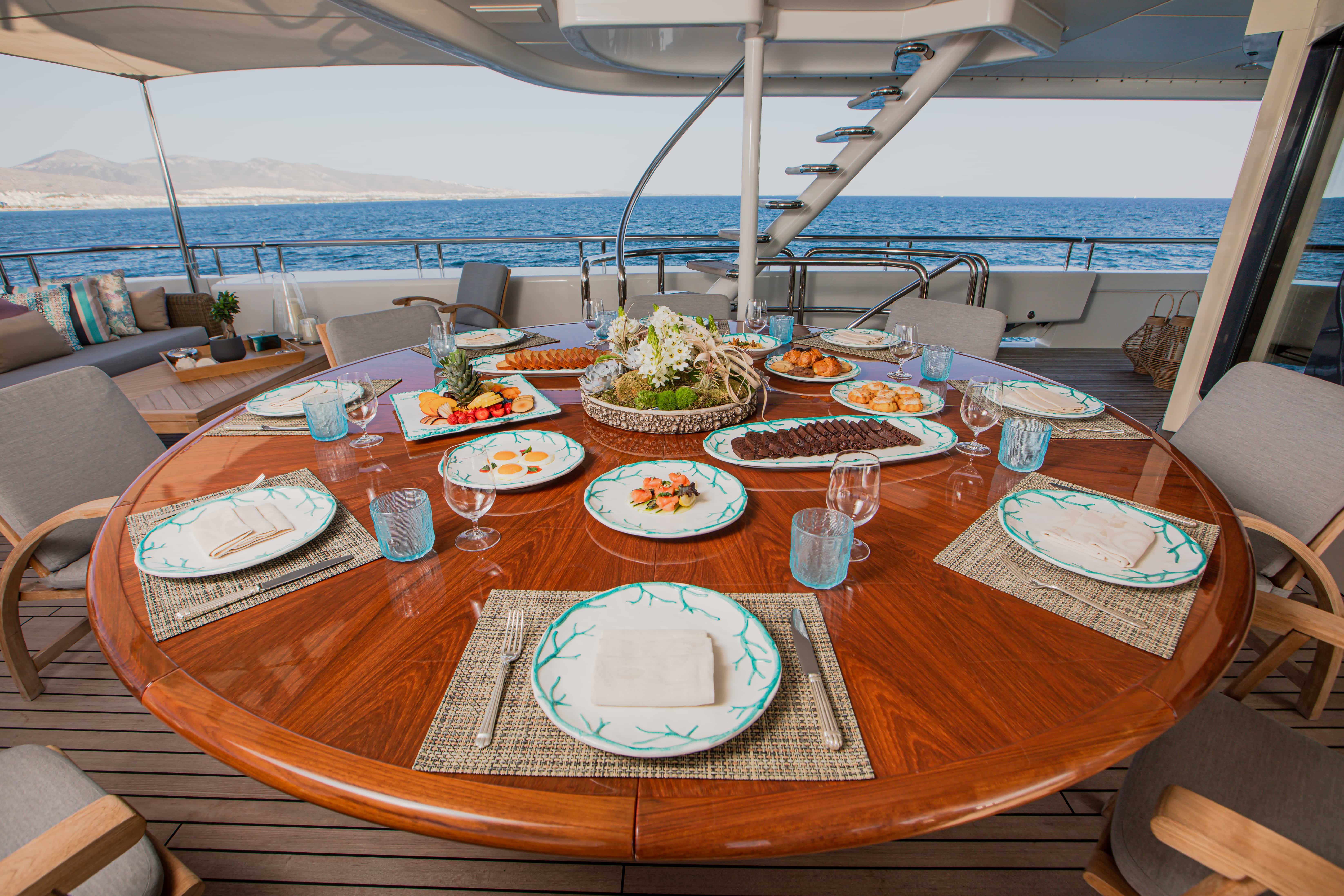 superyacht deck, luxury superyacht Greece, yachting Greece