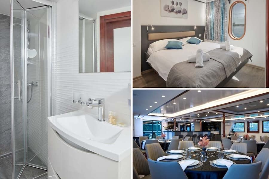 superyacht charter Croatia, interior spaces, Croatia yacht rental