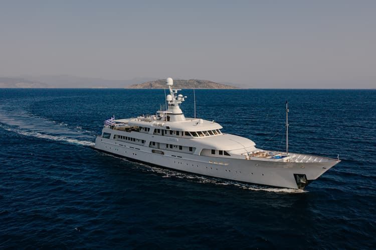 mega yacht charter Greece, mega yacht Greece