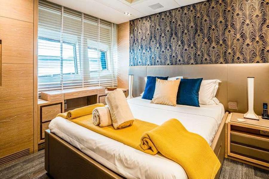 superyacht accommodation, luxury yachting, superyacht bedroom